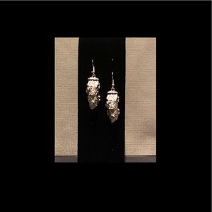 Silver Agate Earrings